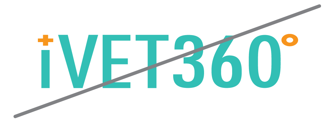 DO NOT stretch the iVET360 logo.