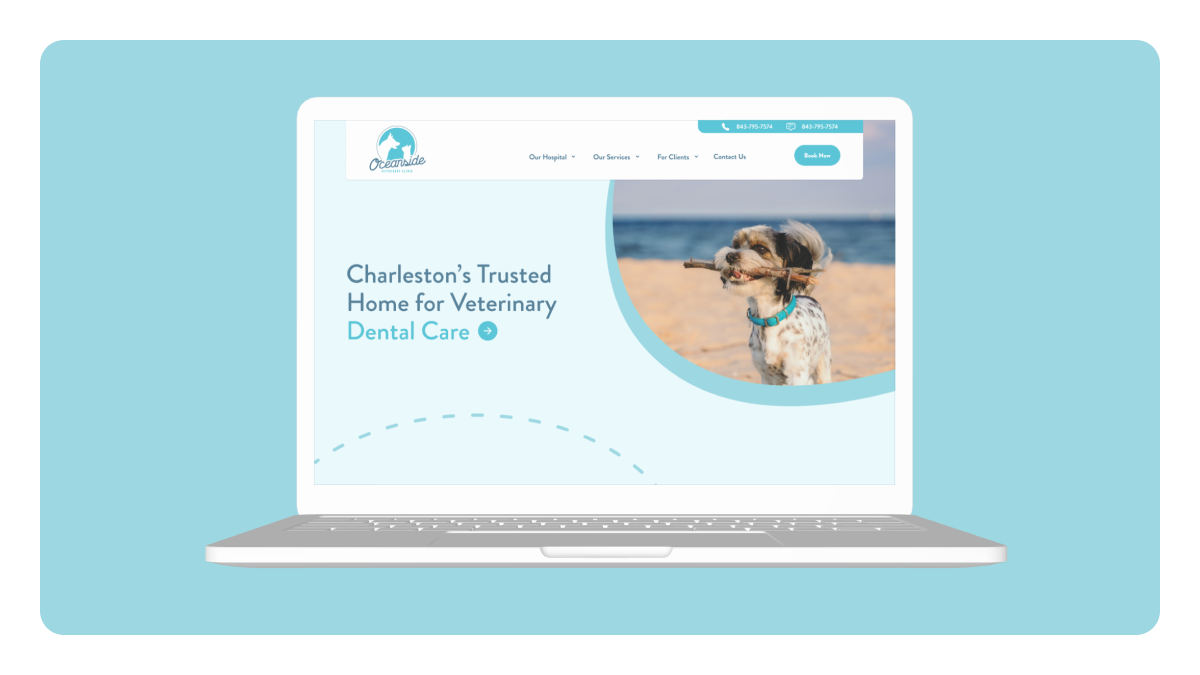 Oceanside Veterinary Clinic Website